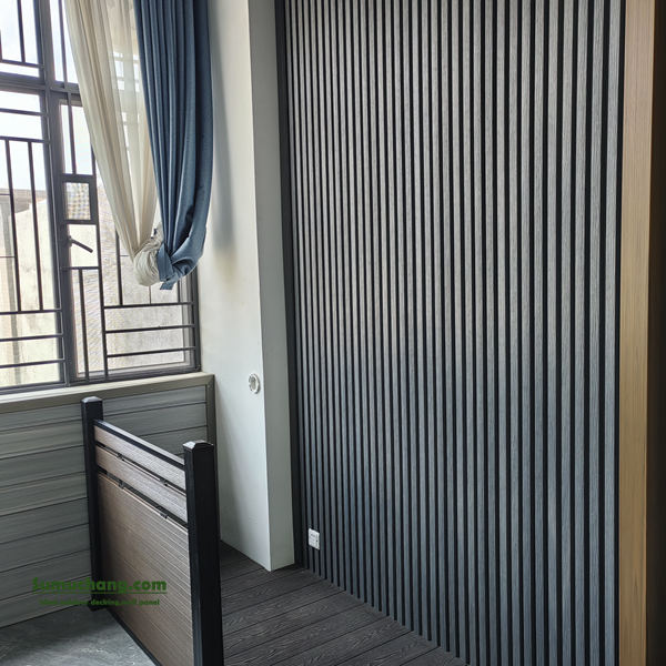 Como a wpc cladding garage melhora a aparência do edifício